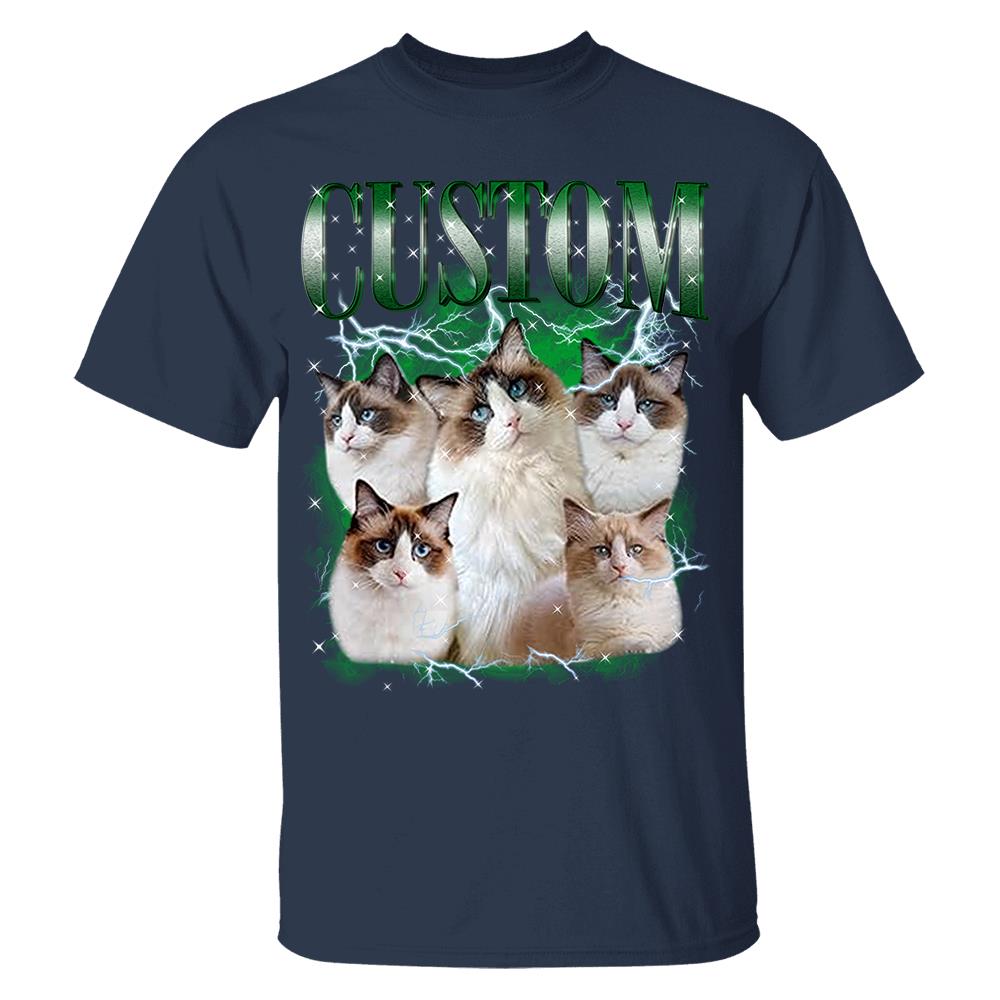 Custom Your Own Bootleg Rap Shirts for Boyfriend Girlfriend Face Shirt with Photo Gift for Him Her Pet Lovers Nh00