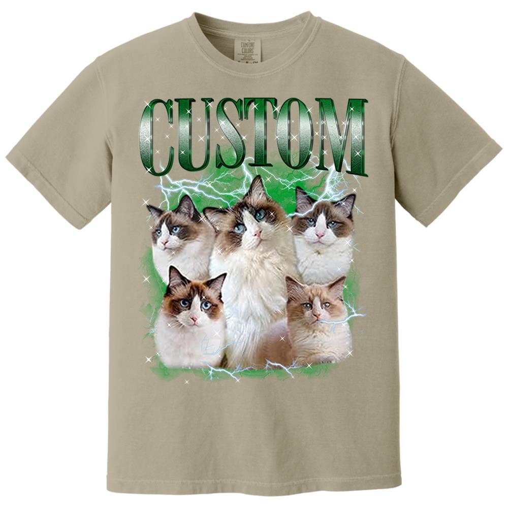 Custom Your Own Bootleg Rap Shirts for Boyfriend Girlfriend Face Shirt with Photo Gift for Him Her Pet Lovers Nh00