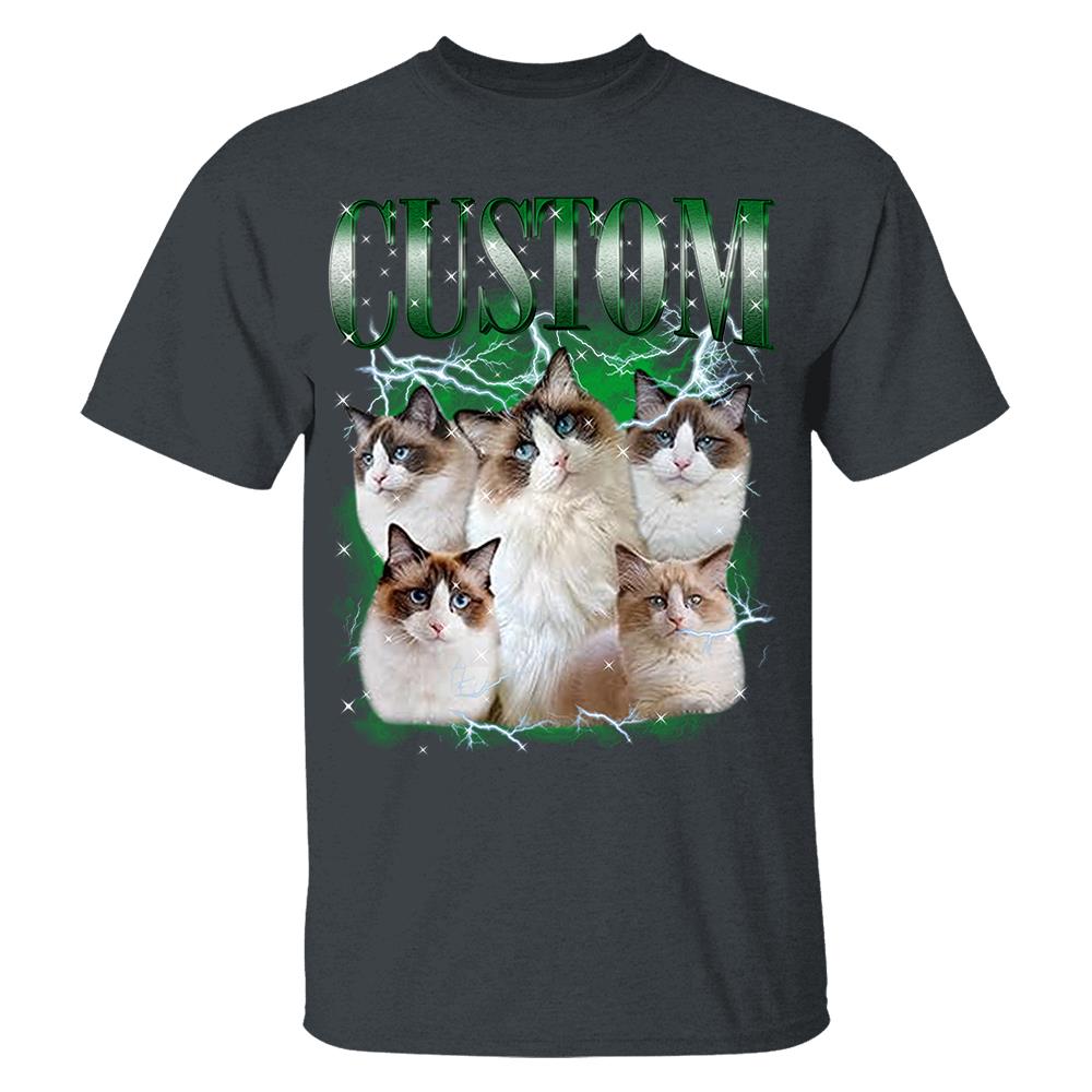 Custom Your Own Bootleg Rap Shirts for Boyfriend Girlfriend Face Shirt with Photo Gift for Him Her Pet Lovers Nh00