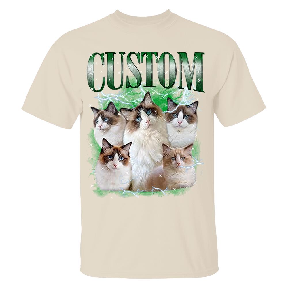 Custom Your Own Bootleg Rap Shirts for Boyfriend Girlfriend Face Shirt with Photo Gift for Him Her Pet Lovers Nh00