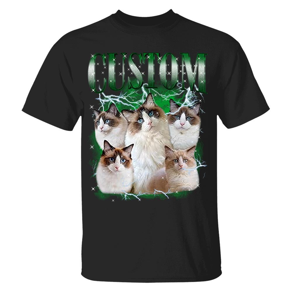 Custom Your Own Bootleg Rap Shirts for Boyfriend Girlfriend Face Shirt with Photo Gift for Him Her Pet Lovers Nh00