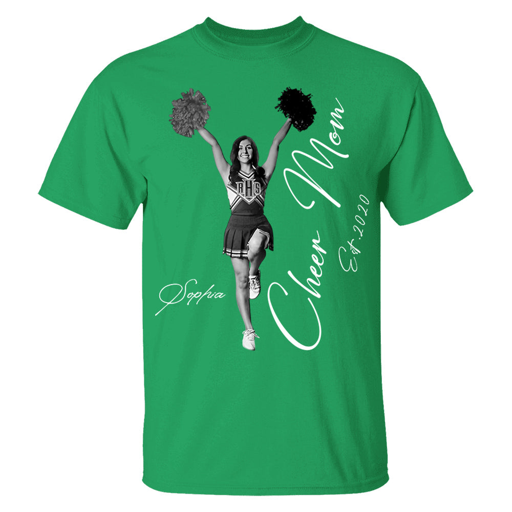 Cheer Mom -I'll Always Be Your Biggest Fan - Washed Tee Retro Bootleg Shirt For Cheerleading Vr2 Na02 Li29