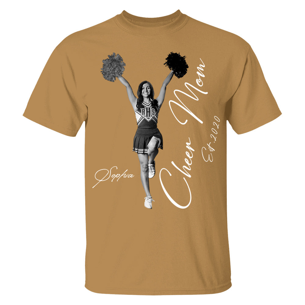 Cheer Mom -I'll Always Be Your Biggest Fan - Washed Tee Retro Bootleg Shirt For Cheerleading Vr2 Na02 Li29