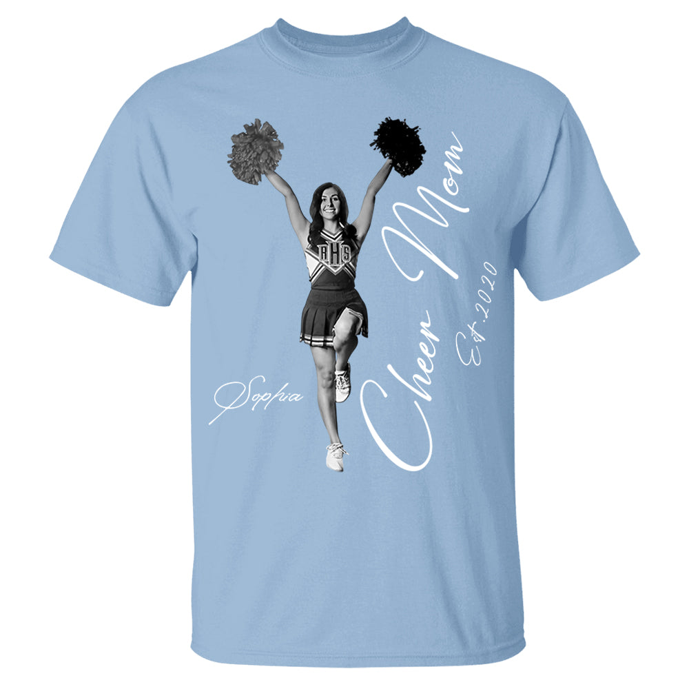 Cheer Mom -I'll Always Be Your Biggest Fan - Washed Tee Retro Bootleg Shirt For Cheerleading Vr2 Na02 Li29