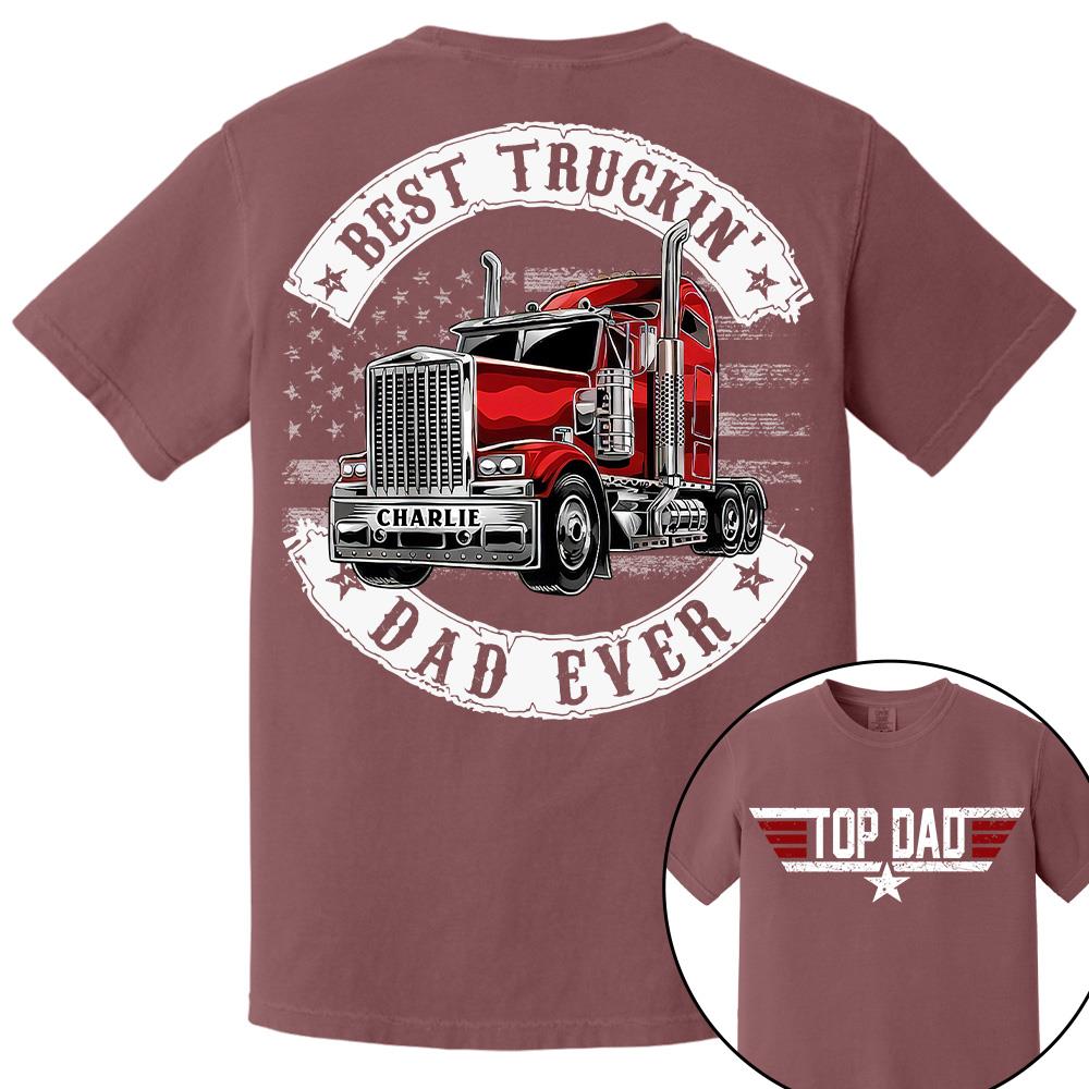 America Driver Dad Custom Shirt, Gift For Dad, Grandpa L0411 Hv01