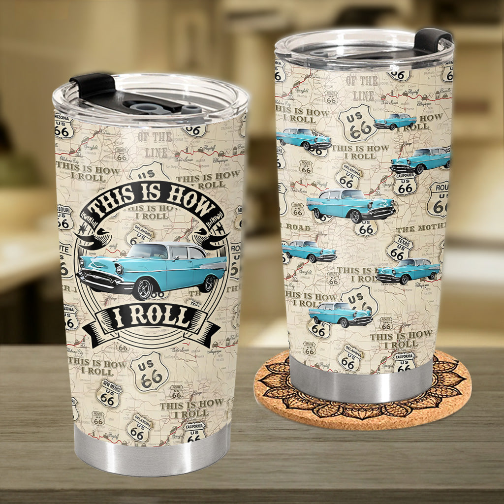 This Is How I Roll - Custom Vehicle Photo Upload Car Route 66 Tumber A2110