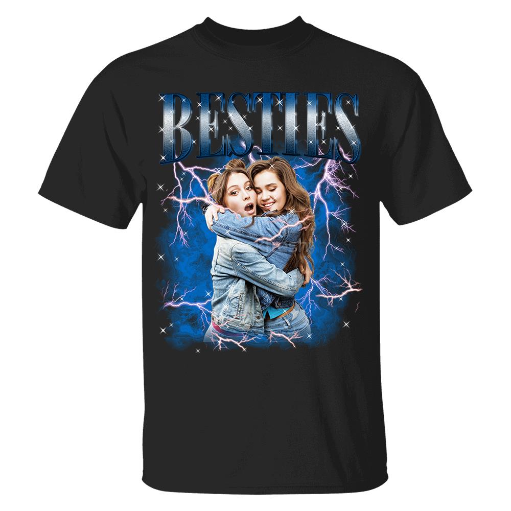 Custom Bootleg Rap Tee Shirt for Boyfriend Girlfriend Custom Face Tshirt Vintage Graphic Shirt Nh00