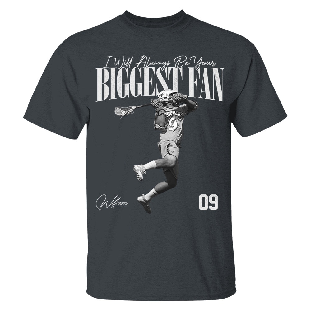 I'll Always Be Your Biggest Fan - Washed Tee Retro Bootleg Shirt For Lacrosse Players NA04 Li29