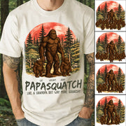 Custom Papasquatch, Like A Grandpa, Just Way More Squatchy Vintage Shirt Nh00