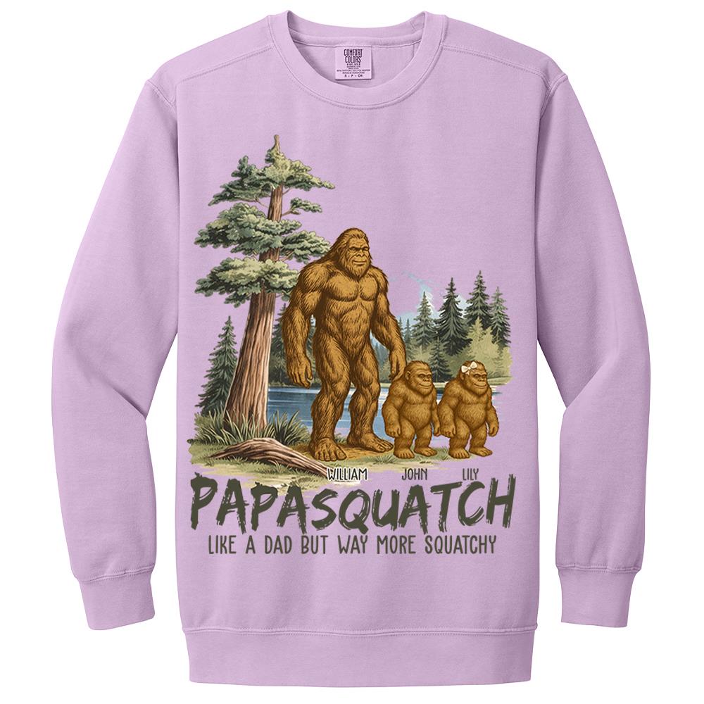Custom Papasquatch, Like A Grandpa, Just Way More Squatchy Vintage Shirt Nh00