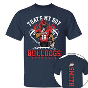 That's My Boy Personalized Football Mom Shirt Custom Team Name & Player Number Shirt Vr2 Na02 T24
