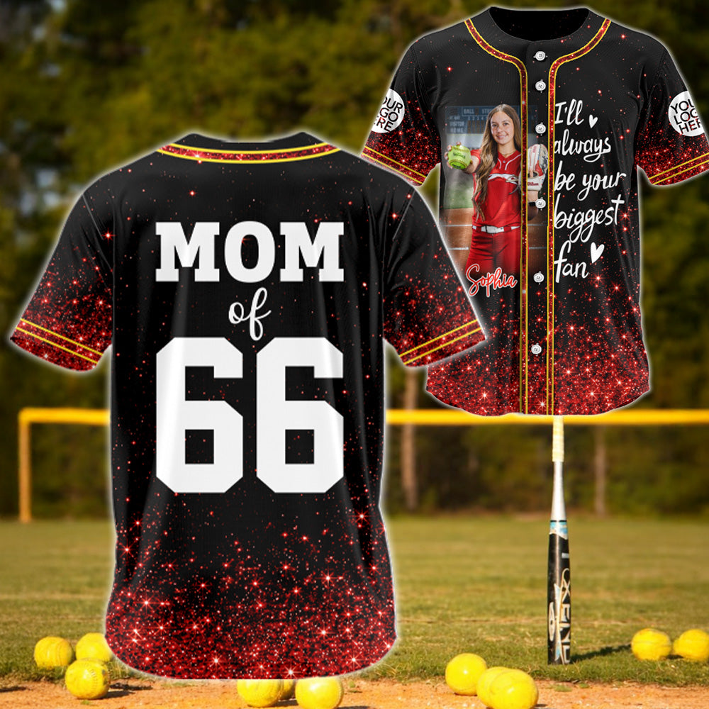 Custom Photo Softball Baseball Jersey Shirt - Gift For Softball Lovers T1807