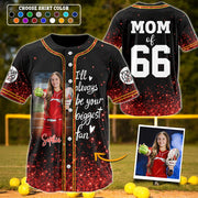 Custom Photo Softball Baseball Jersey Shirt - Gift For Softball Lovers T1807
