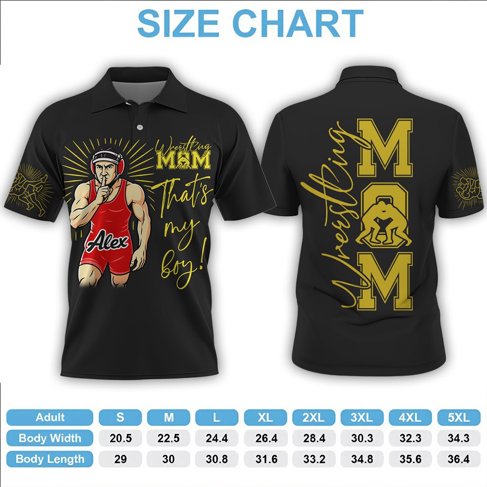 Personalized Wrestling Player Shirt For Sport Wrestling Mom Hv01