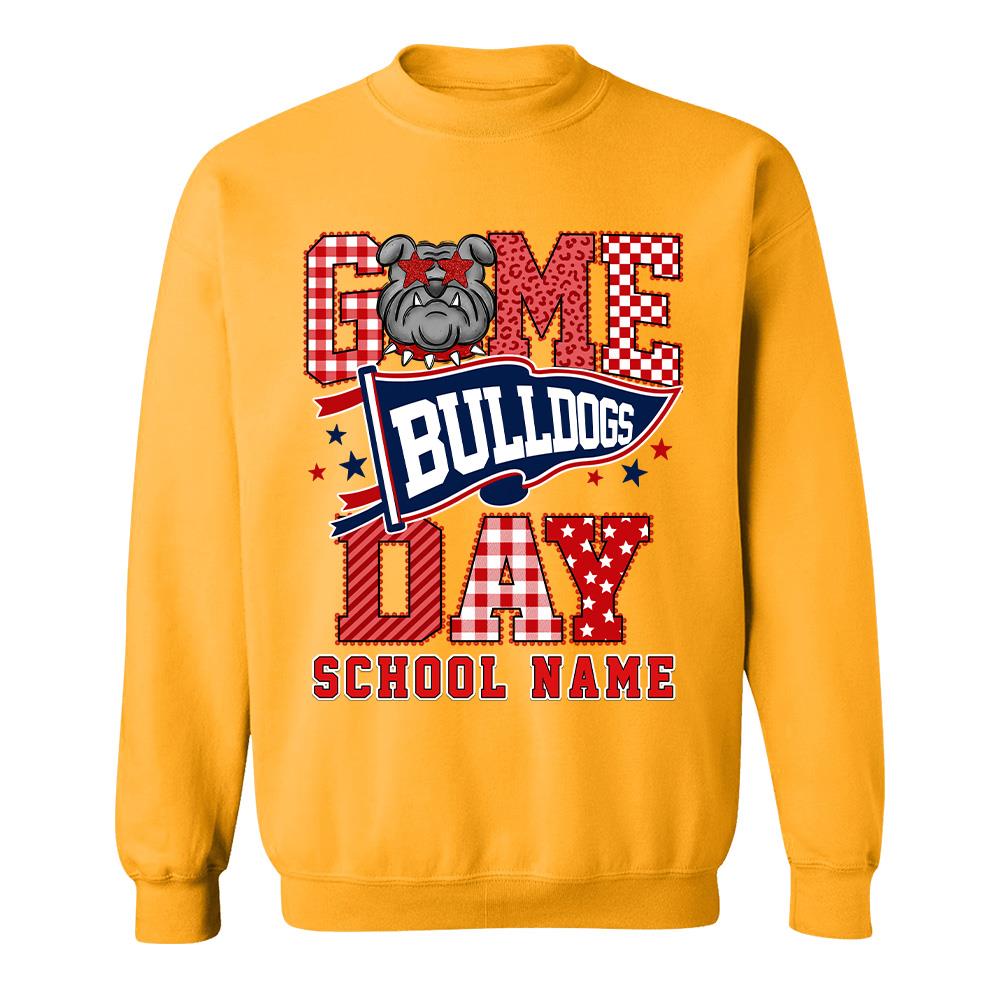Custom School Mascot Game Day Shirt , School Spirit L0411 Hv01