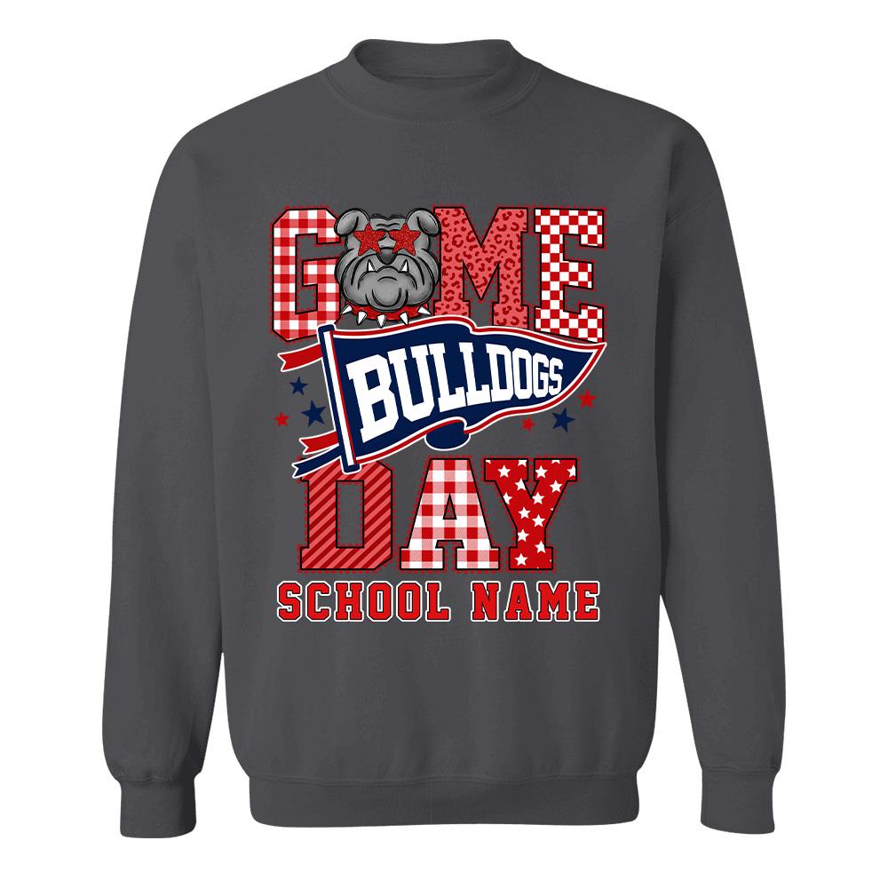 Custom School Mascot Game Day Shirt , School Spirit L0411 Hv01
