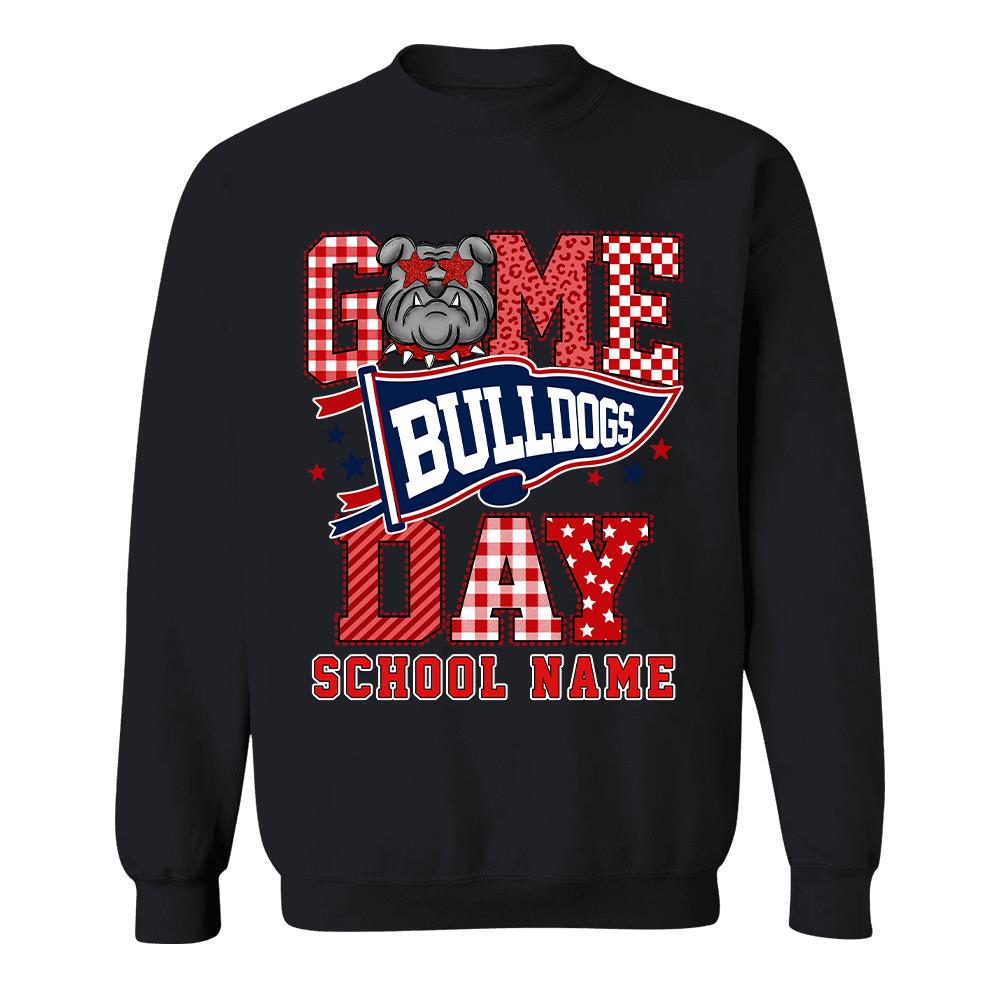 Custom School Mascot Game Day Shirt , School Spirit L0411 Hv01