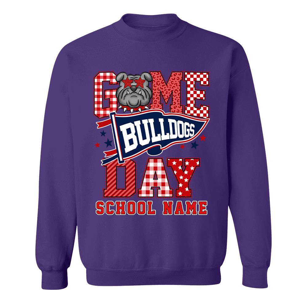 Custom School Mascot Game Day Shirt , School Spirit L0411 Hv01
