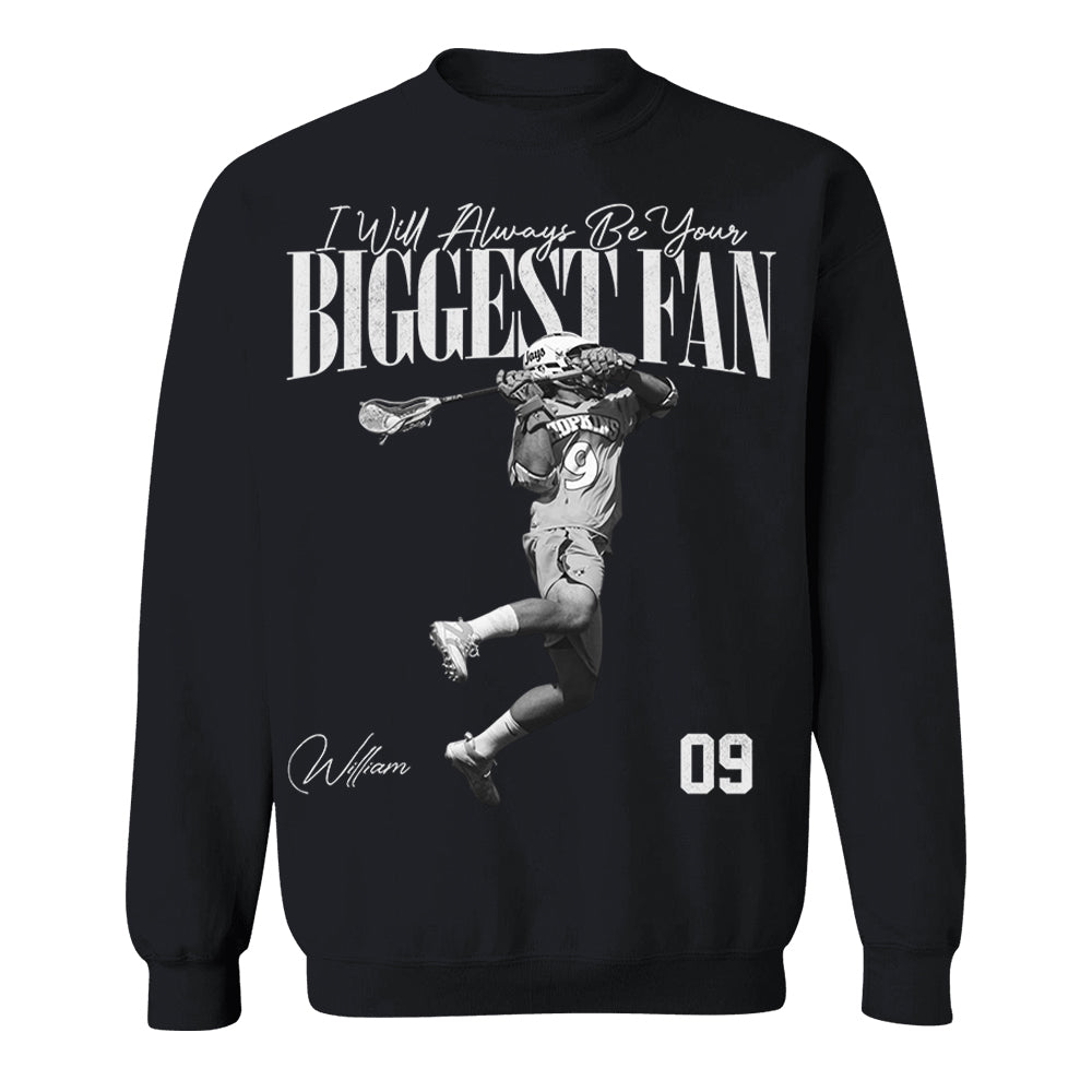 I'll Always Be Your Biggest Fan - Washed Tee Retro Bootleg Shirt For Lacrosse Players NA04 Li29