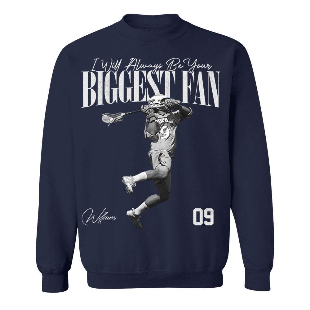 I'll Always Be Your Biggest Fan - Washed Tee Retro Bootleg Shirt For Lacrosse Players NA04 Li29