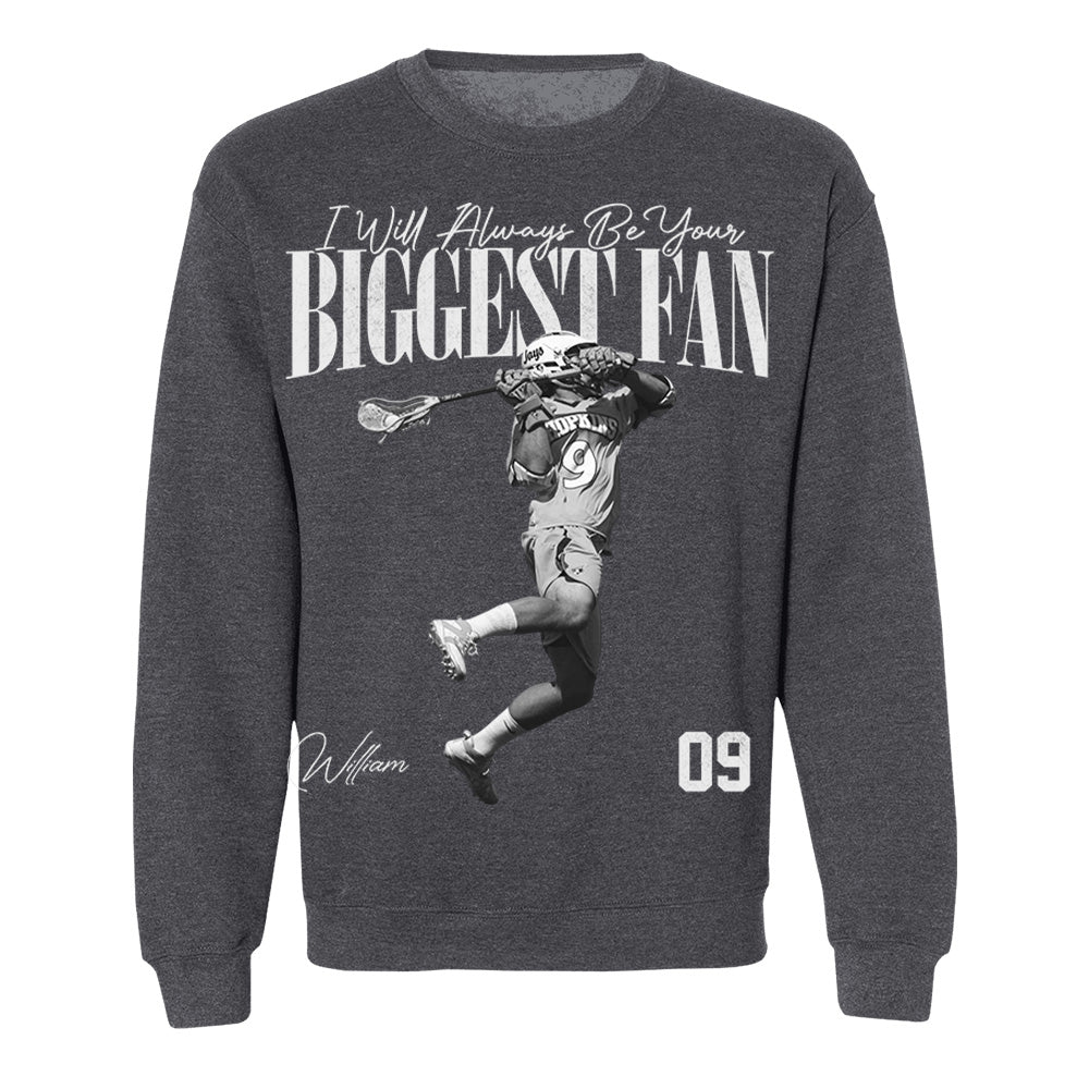 I'll Always Be Your Biggest Fan - Washed Tee Retro Bootleg Shirt For Lacrosse Players NA04 Li29