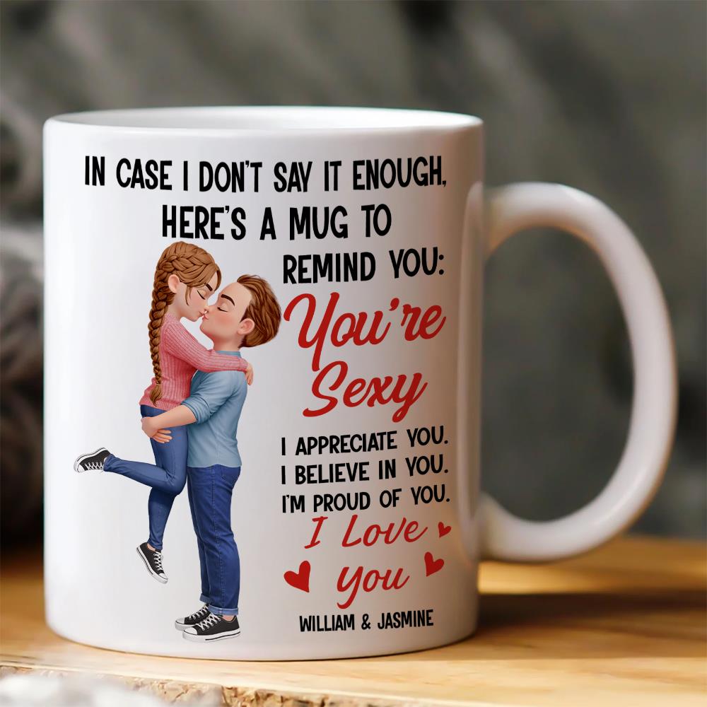 In Case I Don't Say It Enough Couples - Personalized Black Mug Na02