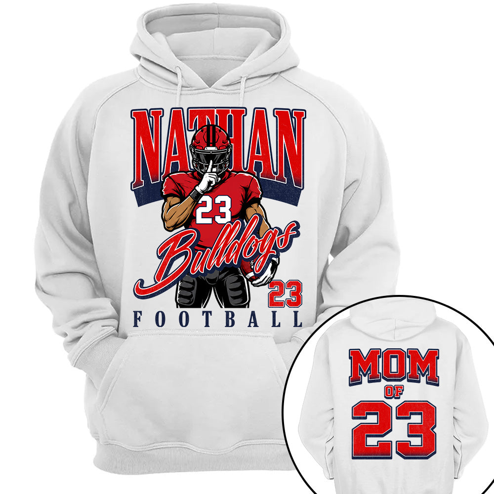 Custom Name Number Football, Retro Football Shirt L0411 T24