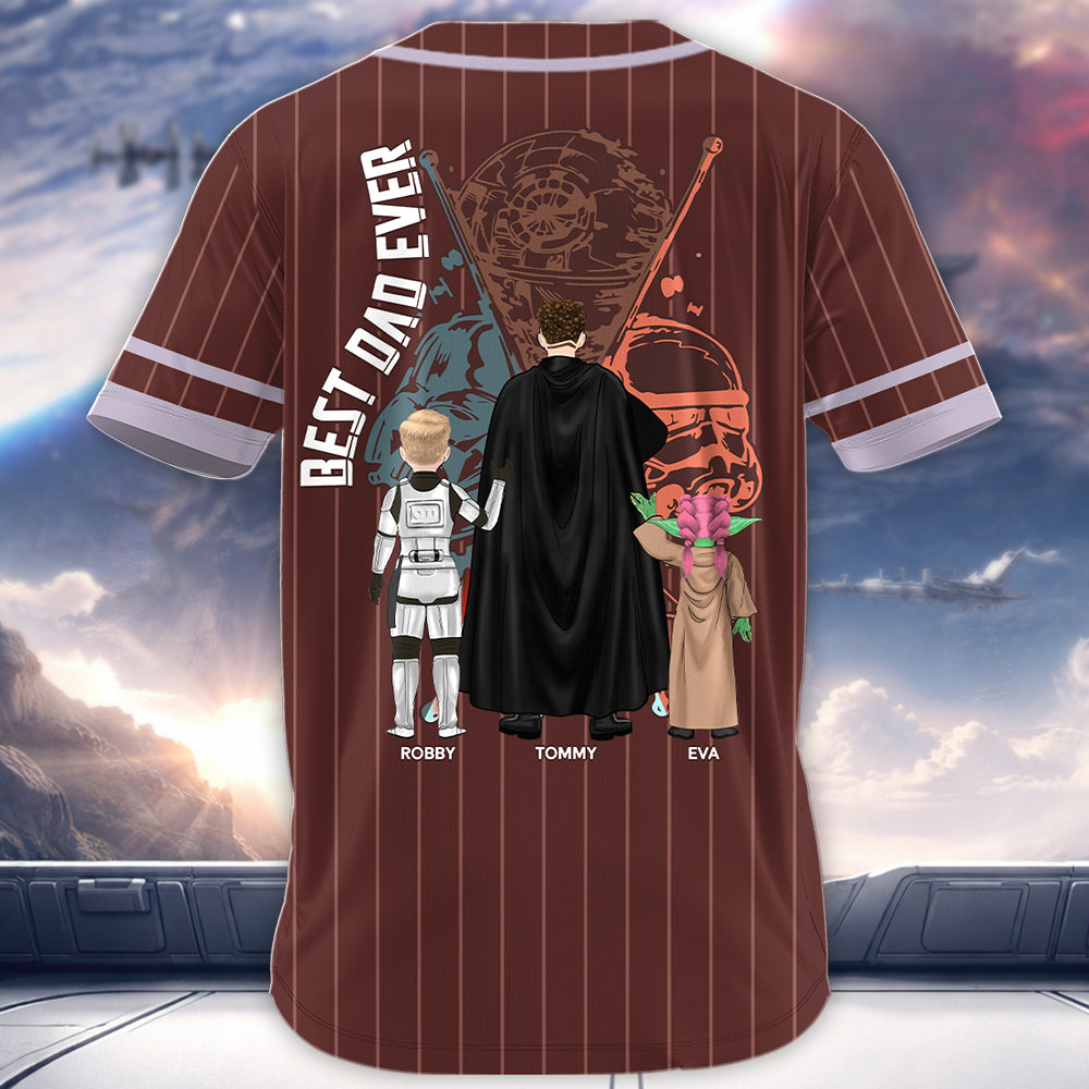 Personalized The Dadalorian This Is The Way Baseball Jersey Shirt For Dad - Custom Father’s Day Gift 2026