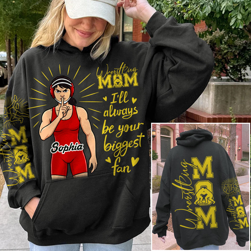 Personalized Wrestling Player Shirt For Sport Wrestling Mom Hv01
