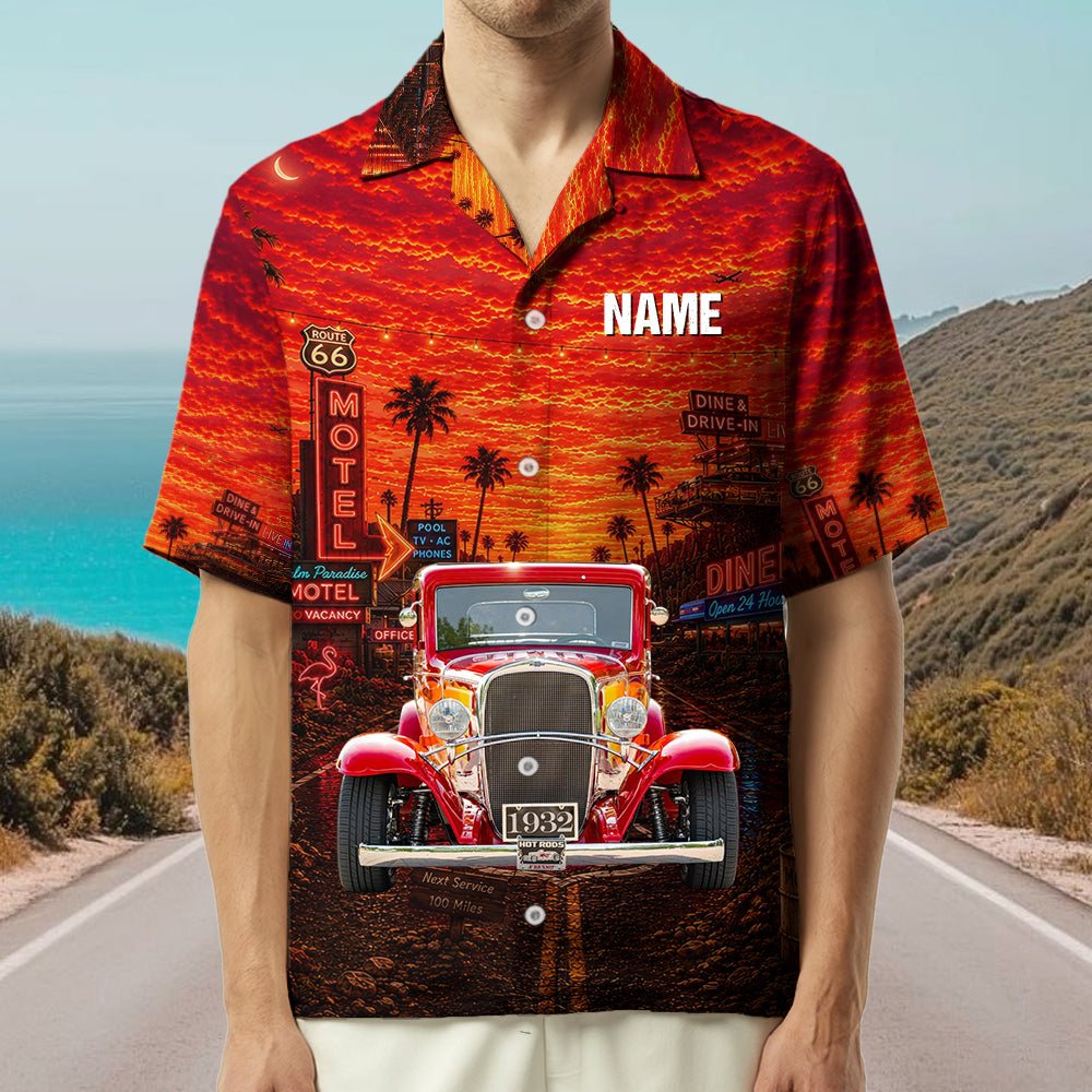 This Is How I Roll - Custom Classic Car Photo Hawaiian Shirt - Gifts For Dad, Grandpa, Family, Yourself A2110 Li29
