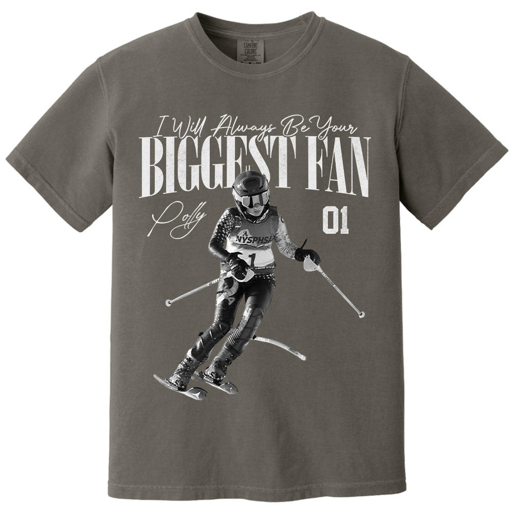 I'll Always Be Your Biggest Fan - Washed Tee Retro Bootleg Shirt For Skiing A2110 Tu24