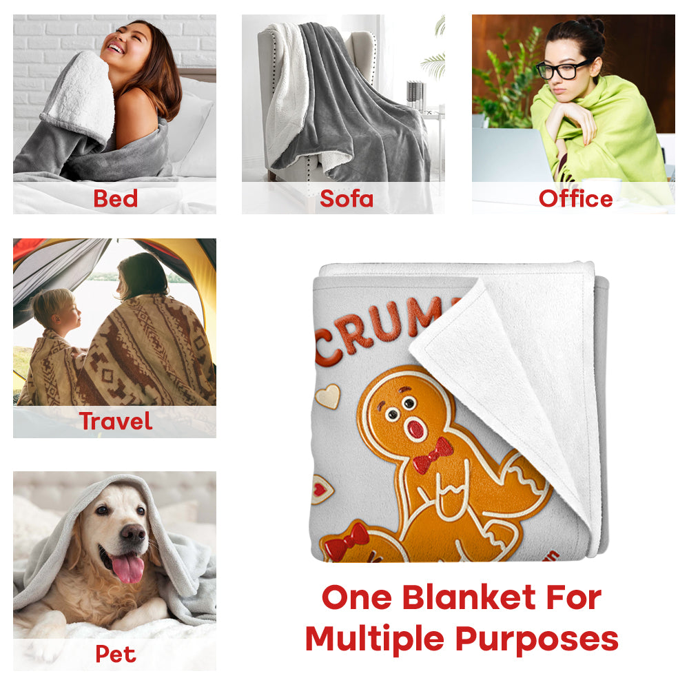 This Is Our Cuddling Gingerbread Blanket Personalized Blanket Gift For Couple Hv01