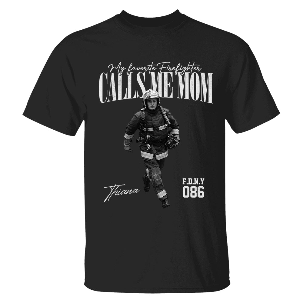 My Favorite Officer Calls Me Mom - Washed Tee Retro Bootleg Shirt For Police Family A2110