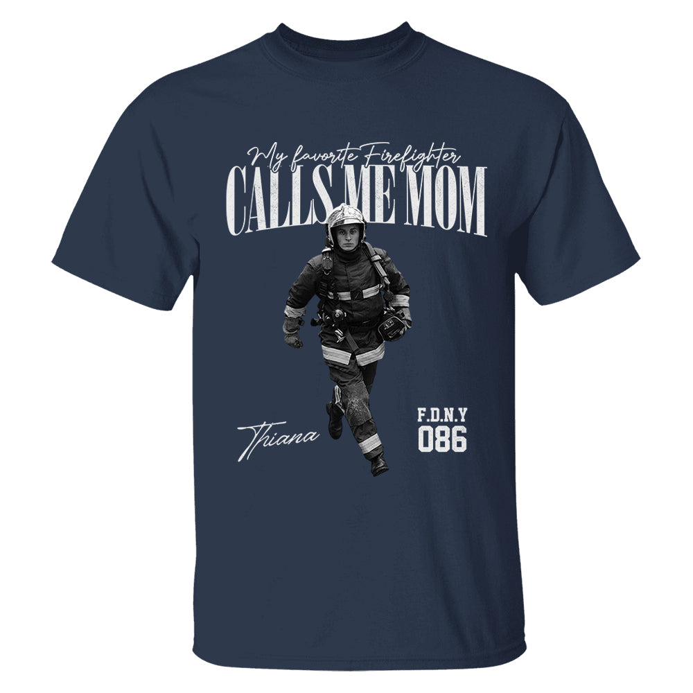 My Favorite Officer Calls Me Mom - Washed Tee Retro Bootleg Shirt For Police Family A2110