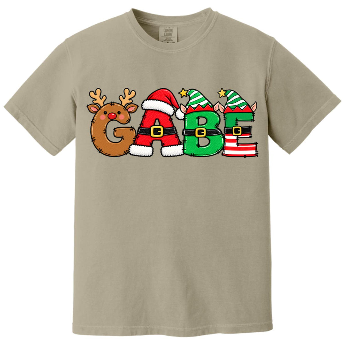 Christmas Name Shirt Monogram Matching Family Tee Christmas 2026 T-Shirt Holiday Custom Family Christmas T-Shirt Xmas Tee With Name Hv01