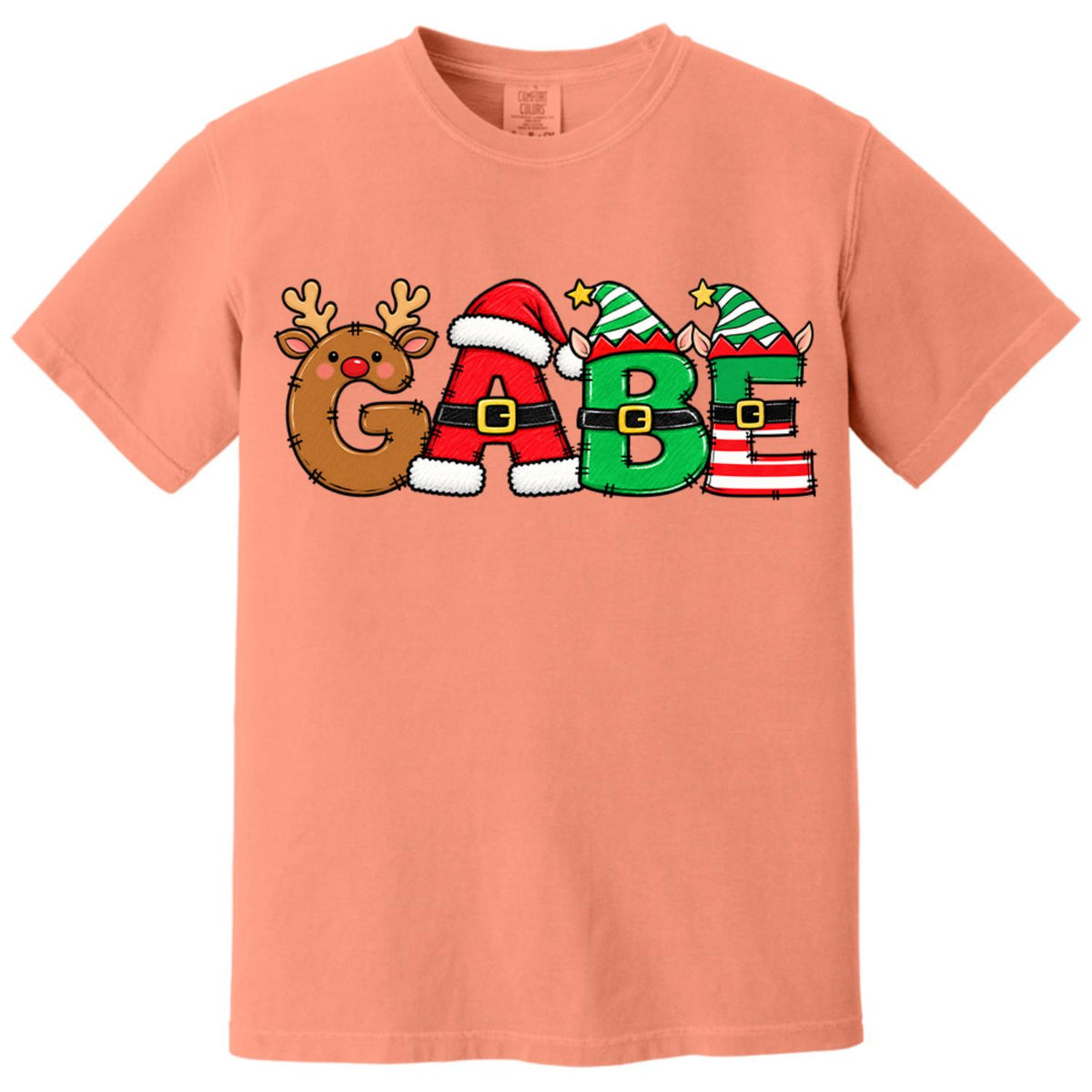 Christmas Name Shirt Monogram Matching Family Tee Christmas 2026 T-Shirt Holiday Custom Family Christmas T-Shirt Xmas Tee With Name Hv01