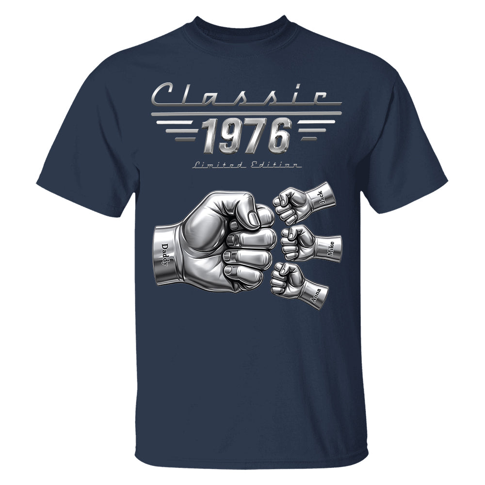 Classic Car Style Dad Shirt - Personalized Gifts For Dad Pt99
