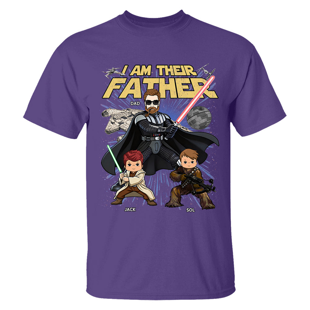 I Am Their Father  Personalized Vintage Style Shirt For Dad Father’s Day Gift T1807 T24