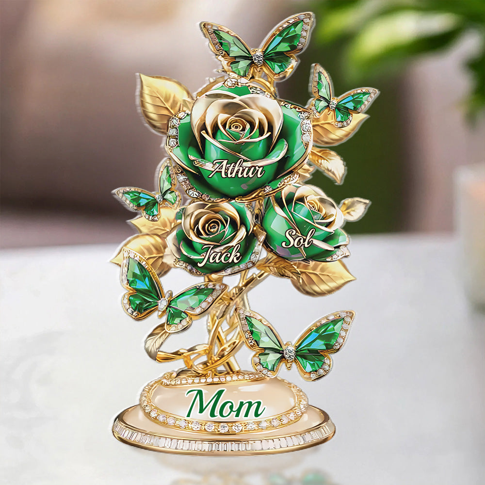 Love Rooted In Motherhood - Personalized Acrylic Plaque For Mom, Grandma