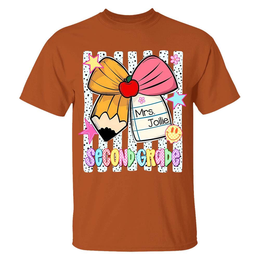 Custom Back to School Custom Shirts, Pre K to 5th Grade L0411 Hv01
