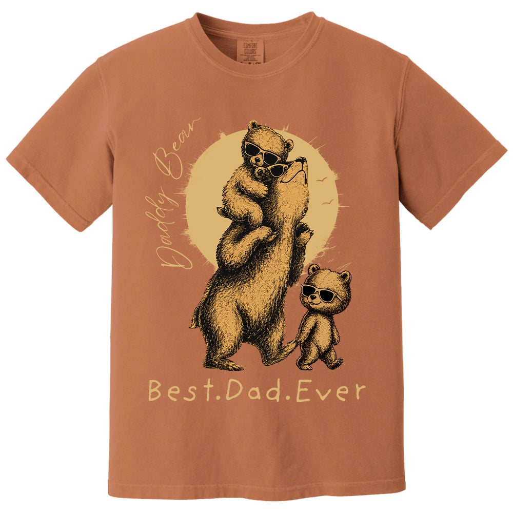 Daddy Bear Best Dad Ever Personalized Shirt Father's Day Gifts for Dad Funny Papa Shirt Vr2 T1807 T24