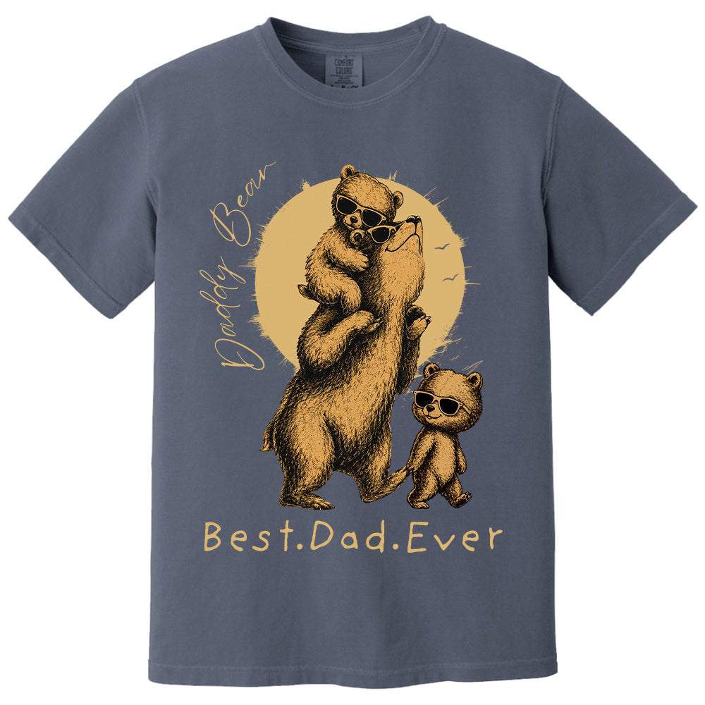 Daddy Bear Best Dad Ever Personalized Shirt Father's Day Gifts for Dad Funny Papa Shirt Vr2 T1807 T24