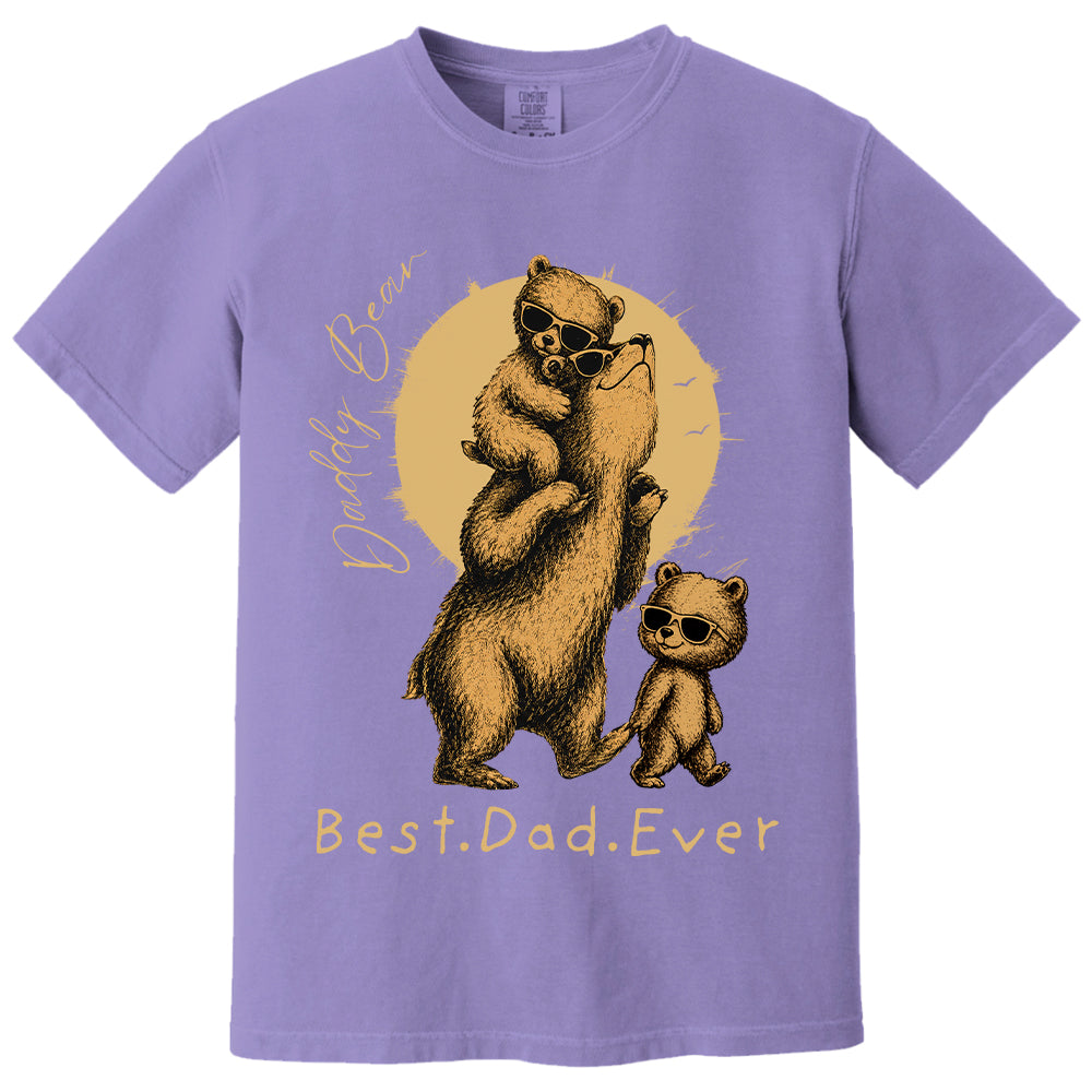 Daddy Bear Best Dad Ever Personalized Shirt Father's Day Gifts for Dad Funny Papa Shirt Vr2 T1807 T24