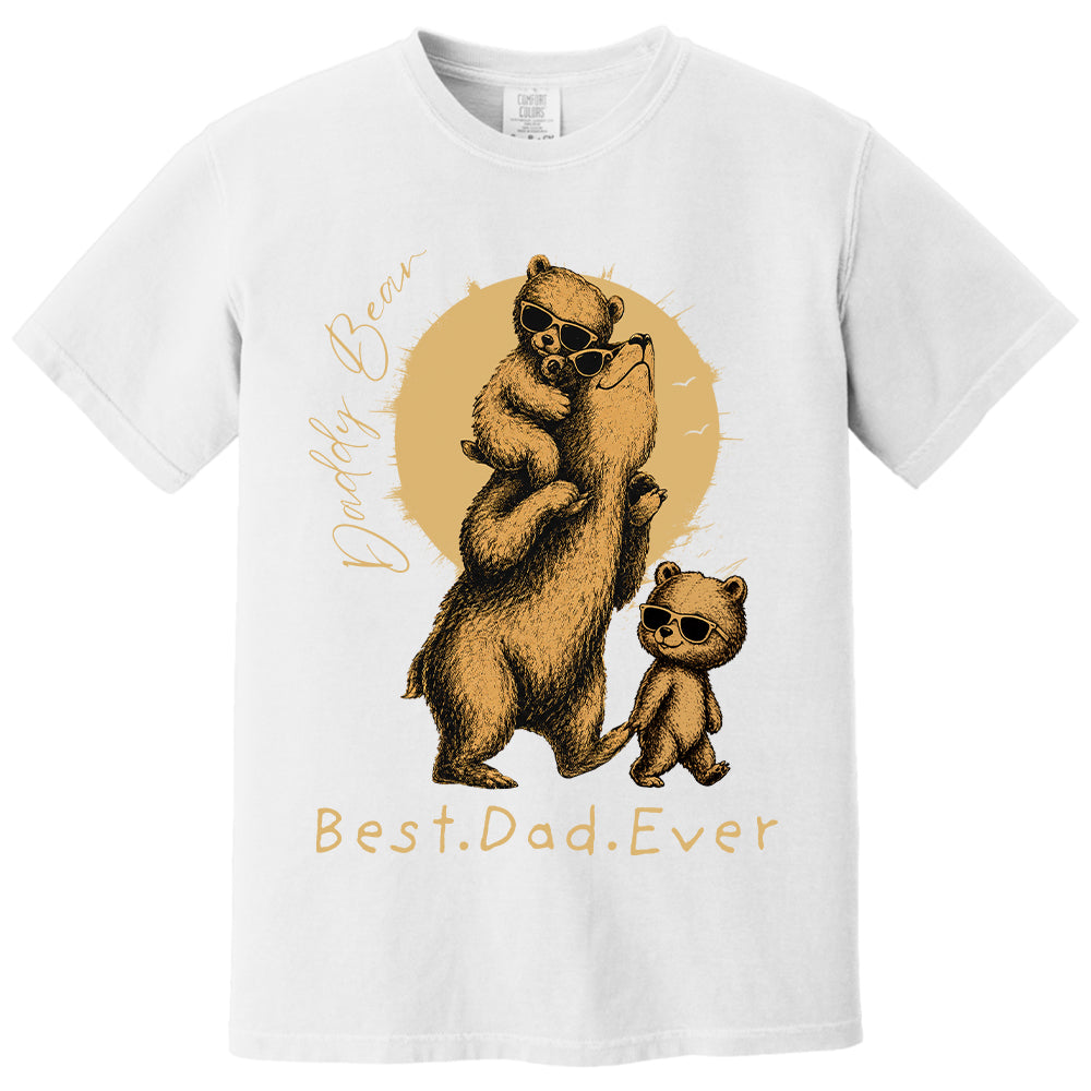Daddy Bear Best Dad Ever Personalized Shirt Father's Day Gifts for Dad Funny Papa Shirt Vr2 T1807 T24