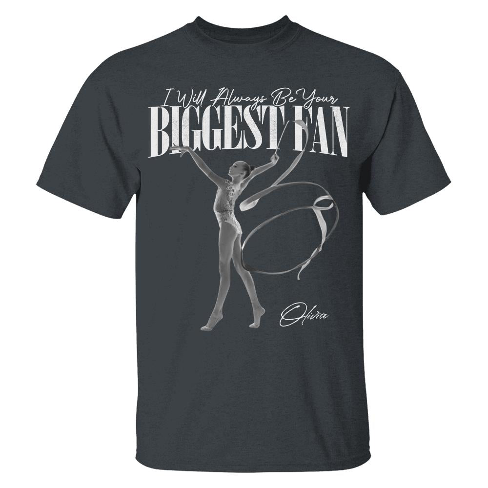 I'll Always Be Your Biggest Fan - Washed Tee Retro Bootleg Shirt For Rhythmic Gymnast A2110 Hv01