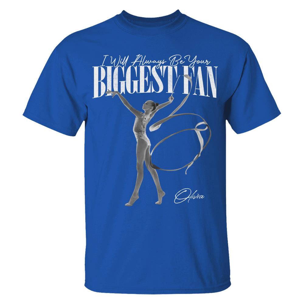 I'll Always Be Your Biggest Fan - Washed Tee Retro Bootleg Shirt For Rhythmic Gymnast A2110 Hv01