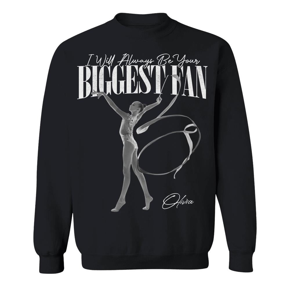 I'll Always Be Your Biggest Fan - Washed Tee Retro Bootleg Shirt For Rhythmic Gymnast A2110 Hv01