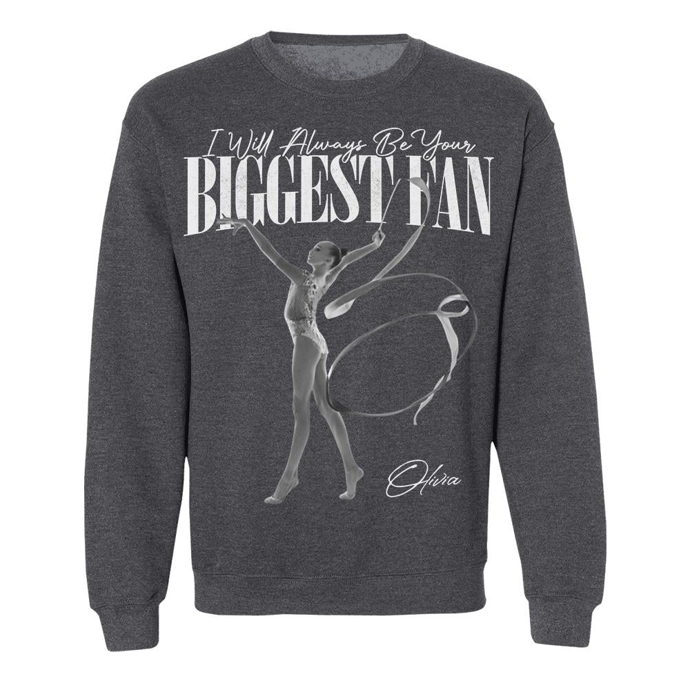 I'll Always Be Your Biggest Fan - Washed Tee Retro Bootleg Shirt For Rhythmic Gymnast A2110 Hv01