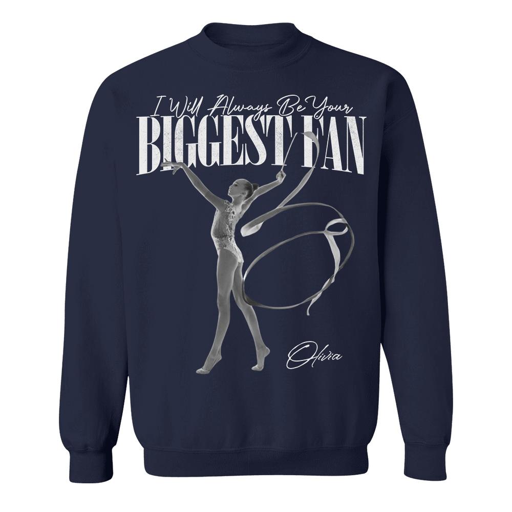 I'll Always Be Your Biggest Fan - Washed Tee Retro Bootleg Shirt For Rhythmic Gymnast A2110 Hv01