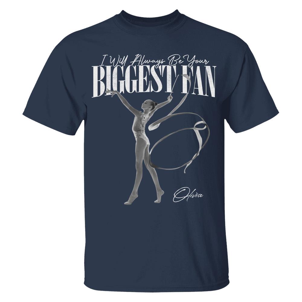 I'll Always Be Your Biggest Fan - Washed Tee Retro Bootleg Shirt For Rhythmic Gymnast A2110 Hv01